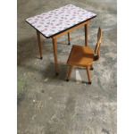 Vintage setje met rozenprint